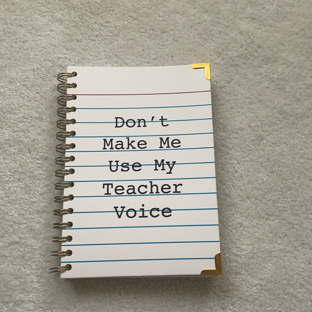 NWT Novelty spiral Notebook